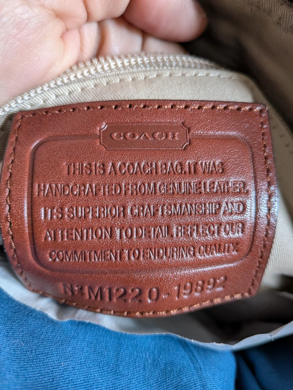 Coach Legacy Cognac Leather Rory Satchel (M1220-19892)_2